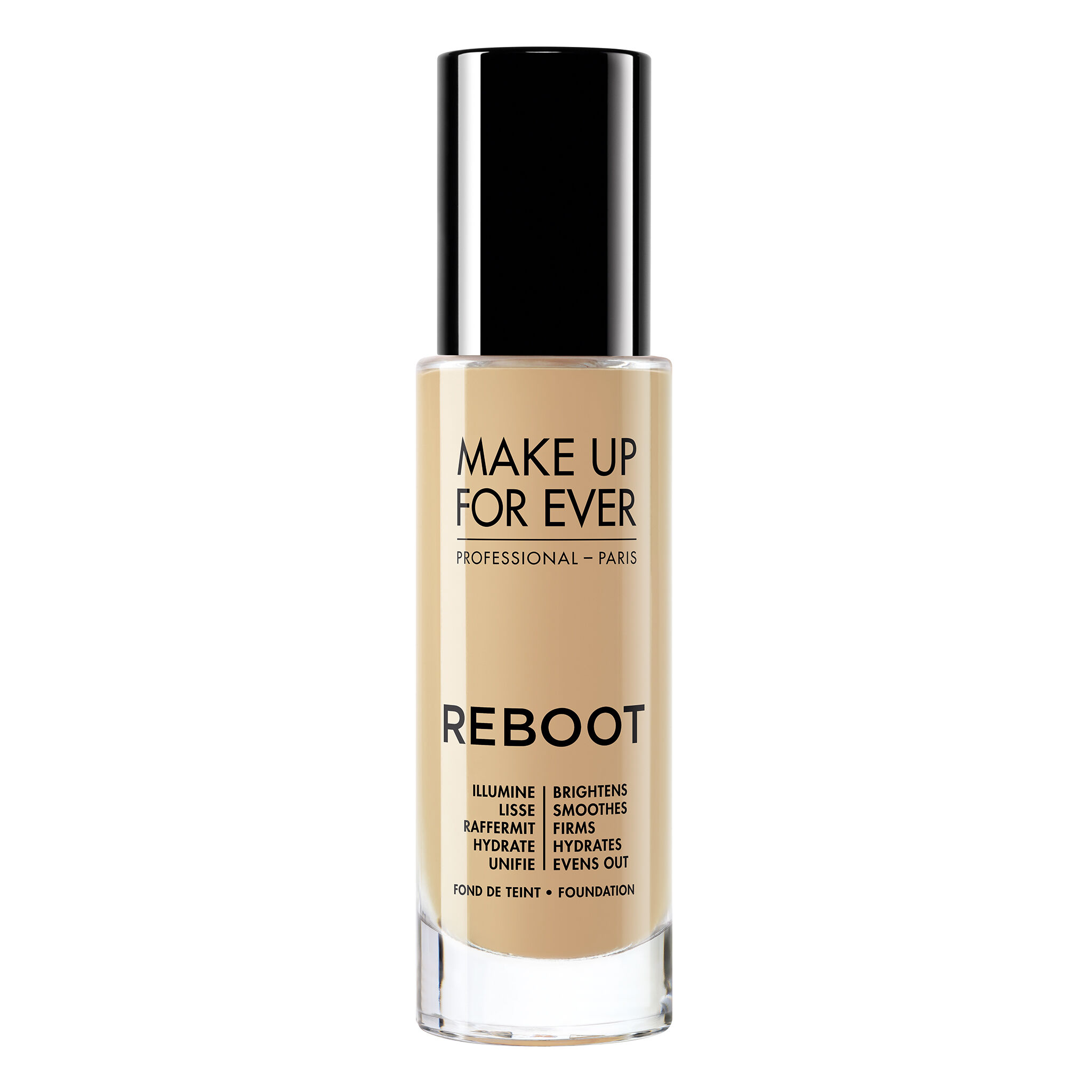 reboot best foundation and brush   فاونديشن ميك اب فور ايفر روبوت وفرشاة