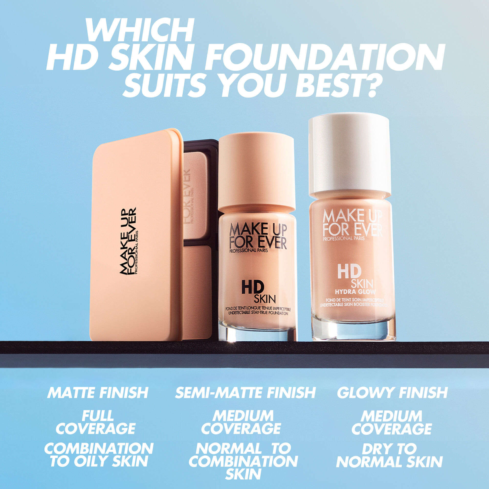 HD Skin Liquid Foundation Bye Imperfections Make Up For Ever UAE