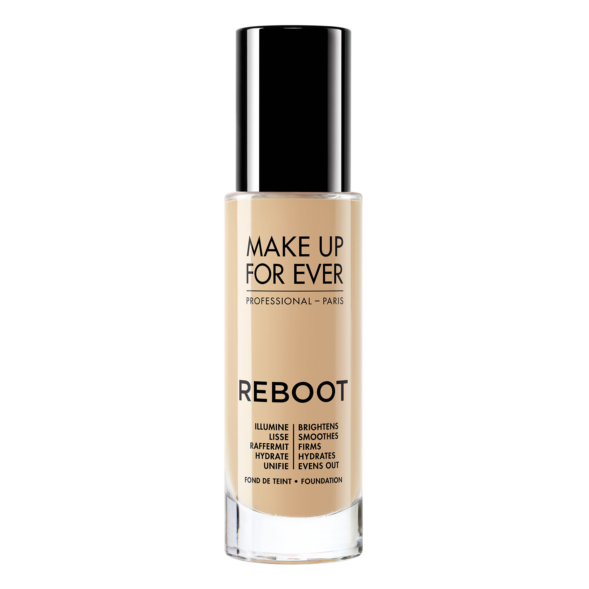 reboot best foundation and brush   فاونديشن ميك اب فور ايفر روبوت وفرشاة