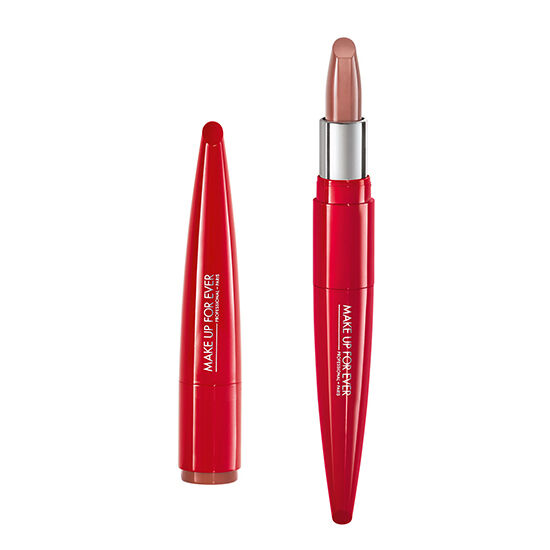 make up for ever lipstick rouge artist shine on   روج احمر مخملي روج ارتست