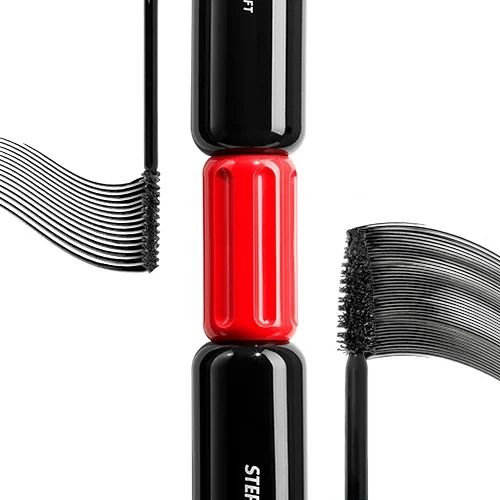 Shimmery or semi-matte look