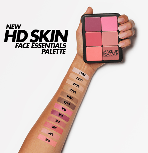 HD Skin Face Palette Foundation & Blush Make Up For Ever UAE
